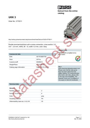 2770011 datasheet  